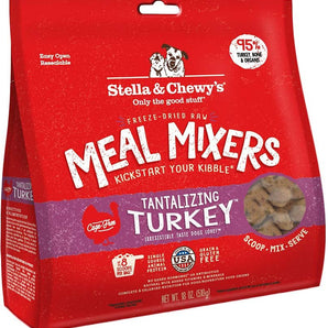 Stella & Chewy's Tantalizing Turkey Grain-Free Freeze-Dried Raw Meal Mixers Dog Food-Le Pup Pet Supplies and Grooming