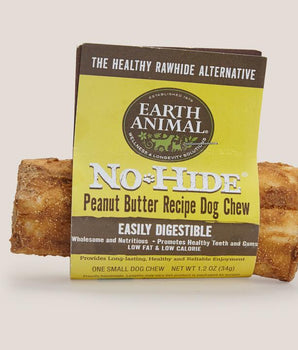 Earth Animal Masticables de mantequilla de maní sin piel Golosinas para perros