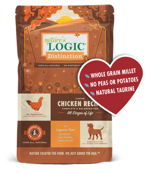 Alimento para perros con croquetas secas de pollo Distinction de Nature's Logic