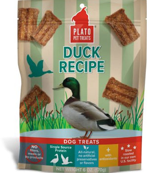 Plato Natural Duck Dog Treats-Le Pup Pet Supplies and Grooming