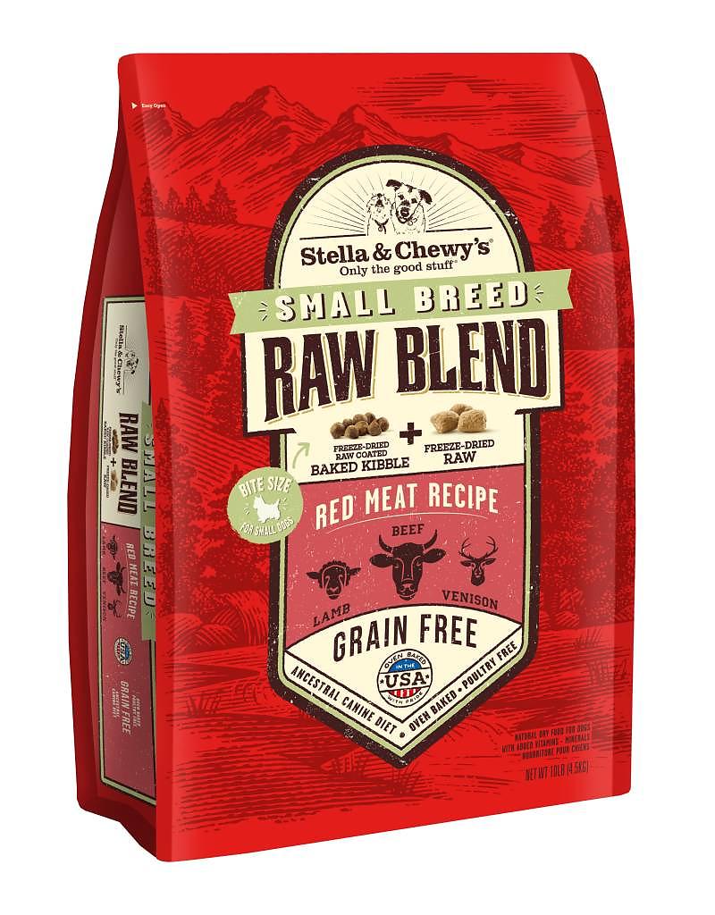 Stella & Chewy's Small Breed Red Meat Grain-Free Freeze-Dried Raw Blend Coated Baked Kibble Dog Food-Le Pup Pet Supplies and Grooming