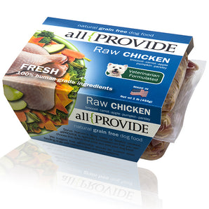Allprovide Chicken Recipe Grain-Free Raw Frozen Dog Food-Le Pup Pet Supplies and Grooming