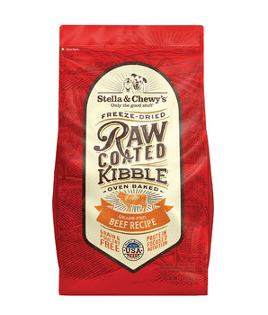 Stella & Chewy's Grass-Fed Beef Grain-Free Freeze-Dried Raw Coated Baked Kibble Dog Food-Le Pup Pet Supplies and Grooming