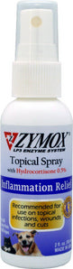 Zymox Topical Spray with Hydrocortisone 0.5% Inflammation Relief Dog and Cat Supply, 2oz.-Le Pup Pet Supplies and Grooming