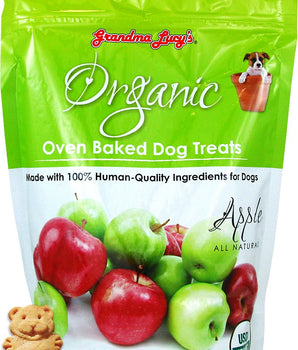 Grandma Lucy's Organic Apple Oven Baked Dog Treats, 14oz.-Le Pup Pet Supplies and Grooming