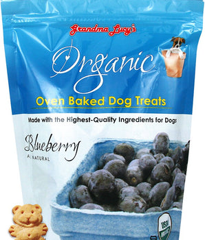Grandma Lucy's Organic Blueberry Oven Baked Dog Treats, 14oz.-Le Pup Pet Supplies and Grooming