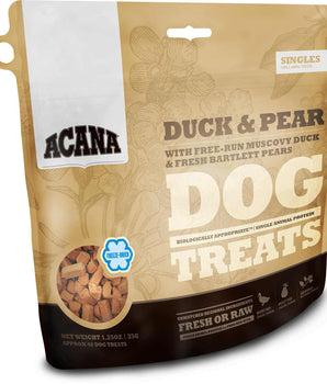 Acana Singles Duck & Pear Freeze-Dried Dog Treats-Le Pup Pet Supplies and Grooming