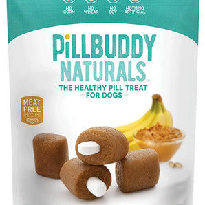 Pill Buddy Naturals Peanut Butter & Banana Dog Treats, 30ct.-Le Pup Pet Supplies and Grooming