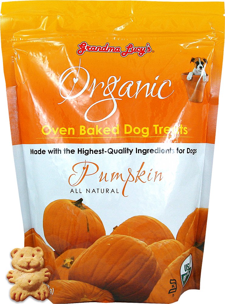 Grandma Lucy's Organic Pumpkin Oven Baked Dog Treats, 14oz.-Le Pup Pet Supplies and Grooming