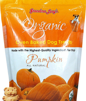 Grandma Lucy's Organic Pumpkin Oven Baked Dog Treats, 14oz.-Le Pup Pet Supplies and Grooming