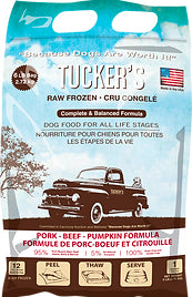 Tucker's Complete and Balanced Grain-Free Pork-Beef-Pumpkin Formula Raw Frozen Patties Dog Food