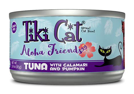 Tiki Cat Aloha Friends Tuna with Calamari and Pumpkin Grain-Free Wet Cat Food-Le Pup Pet Supplies and Grooming