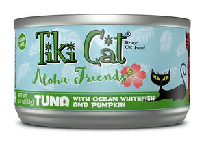 Tiki Cat Aloha Friends Tuna with Ocean Whitefish and Pumpkin Grain-Free Wet Cat Food-Le Pup Pet Supplies and Grooming