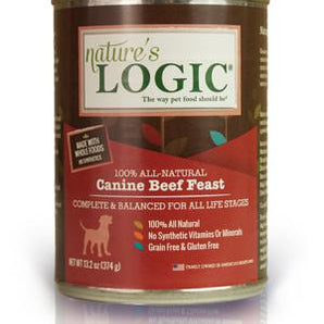 Nature's Logic Canine Beef Feast Grain-Free Wet Dog Food-Le Pup Pet Supplies and Grooming