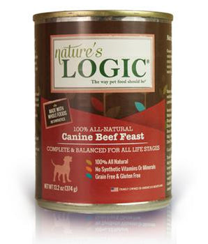 Nature's Logic Canine Beef Feast Grain-Free Wet Dog Food-Le Pup Pet Supplies and Grooming
