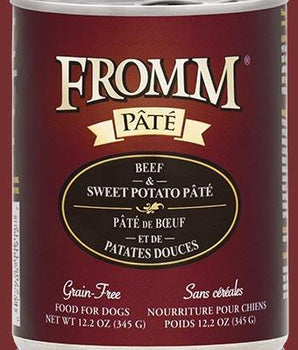 Fromm Grain-Free Beef & Sweet Potato Pâté Wet Dog Food-Le Pup Pet Supplies and Grooming