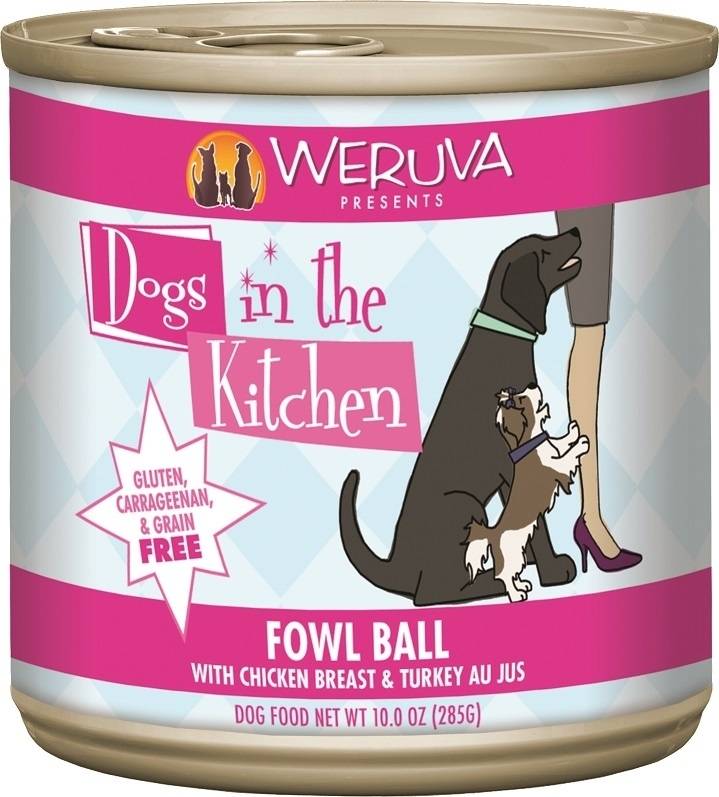 Weruva Dogs In the Kitchen Fowl Ball Grain-Free Wet Dog Food-Le Pup Pet Supplies and Grooming