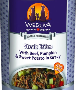 Weruva Steak Frites Grain-Free Wet Dog Food-Le Pup Pet Supplies and Grooming