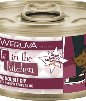 Weruva Cats In the Kitchen The Double Dip Grain-Free Wet Cat Food-Le Pup Pet Supplies and Grooming