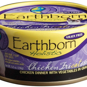 Earthborn Chicken Fricatssee Grain-Free Wet Cat Food-Le Pup Pet Supplies and Grooming