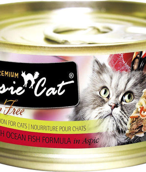 Fussie Cat Premium Tuna with Ocean Fish Formula in Aspic Grain-Free Wet Cat Food-Le Pup Pet Supplies and Grooming