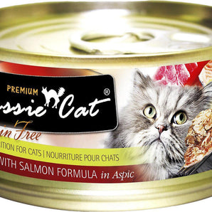 Fussie Cat Premium Tuna with Salmon Formula in Aspic Grain-Free Wet Cat Food-Le Pup Pet Supplies and Grooming