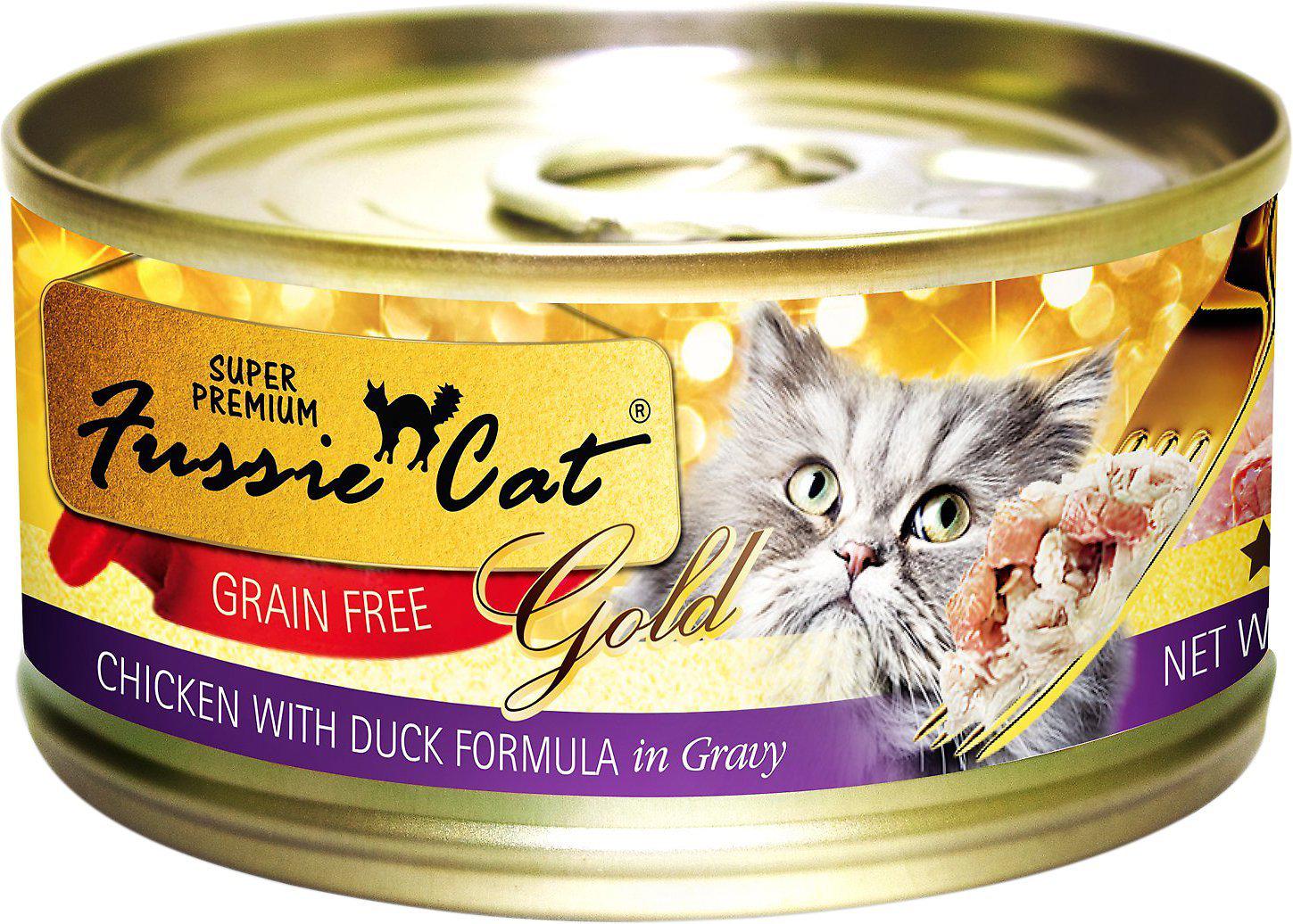 Fussie Cat Super Premium Chicken with Duck Formula in Gravy Grain-Free Wet Cat Food-Le Pup Pet Supplies and Grooming