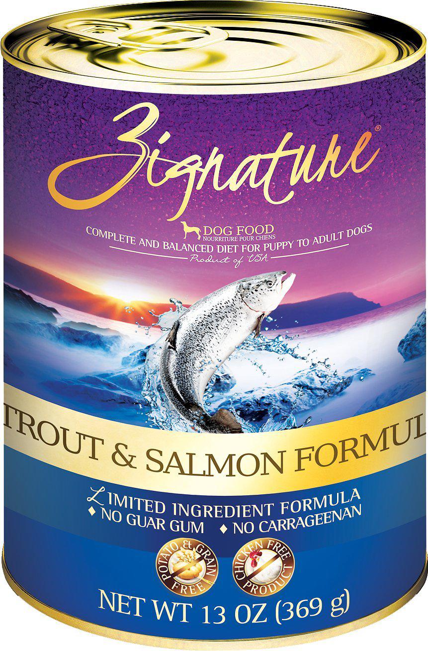 Zignature Trout & Salmon Limited Ingredient Formula Grain-Free Canned Dog Food-Le Pup Pet Supplies and Grooming