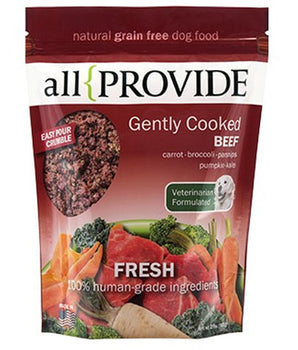Allprovide Gently Cooked Beef Crumble Grain-Free Frozen Dog Food-Le Pup Pet Supplies and Grooming