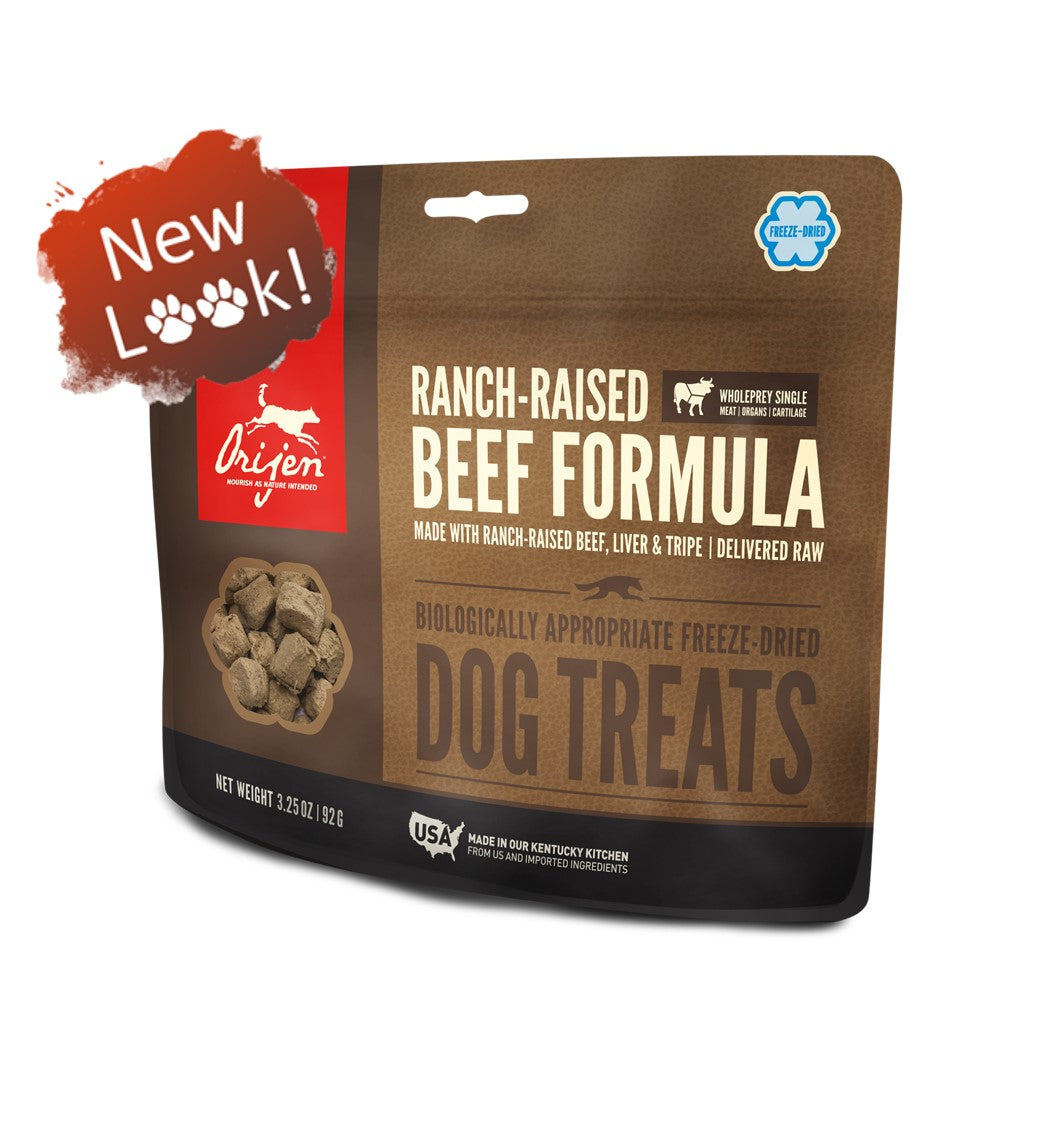 Orijen Ranch-Raised Beef Freeze-Dried Dog Treats-Le Pup Pet Supplies and Grooming