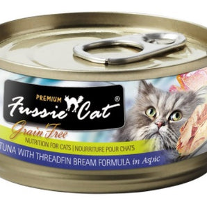 Fussie Cat Premium Tuna with Threadfin Bream in Aspic Grain-Free Wet Cat Food-Le Pup Pet Supplies and Grooming
