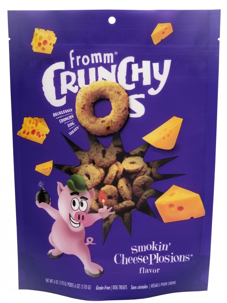 Fromm Crunchy O's Smokin' CheesePlosions Dog Treats, 6oz-Le Pup Pet Supplies and Grooming