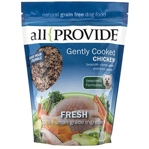 Allprovide Gently Cooked Chicken Crumble Grain-Free Frozen Dog Food-Le Pup Pet Supplies and Grooming