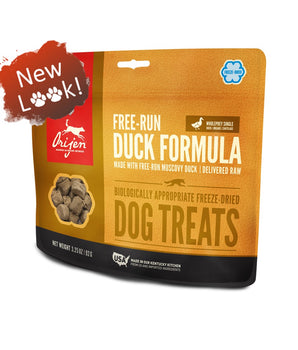 Orijen Free-Run Duck Freeze-Dried Dog Treats-Le Pup Pet Supplies and Grooming