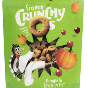 Fromm Crunchy O's Pumpkin Kran Pow Dog Treats, 6oz-Le Pup Pet Supplies and Grooming