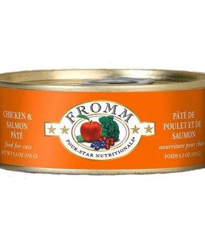 Fromm Four-Star Nutritionals Grain-Free Chicken & Salmon Pâté Wet Cat Food-Le Pup Pet Supplies and Grooming