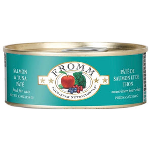Fromm Four-Star Nutritionals Grain-Free Salmon & Tuna Pâté Wet Cat Food-Le Pup Pet Supplies and Grooming