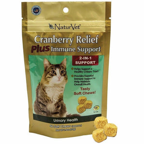 NaturVet Cranberry Relief Soft Chews Cat Treat