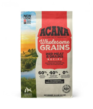 Acana Wholesome Grains Red Meat Recipe Dry Dog Food
